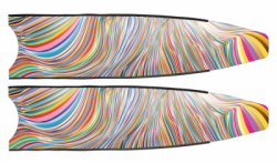 large blade leaderfins semi transparent rainbowline limited 2020 balidiveshop 1